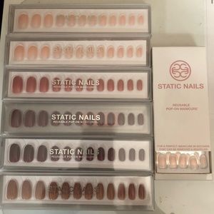 7 Brand New Static Nails Sets.